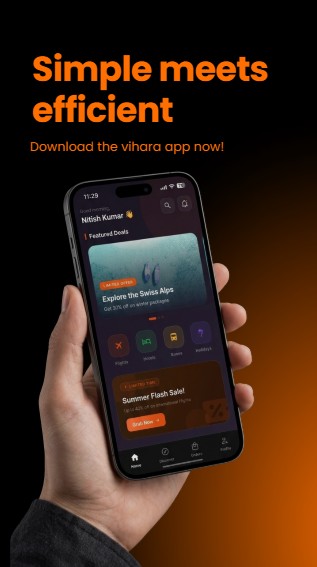 Vihara Trip app preview